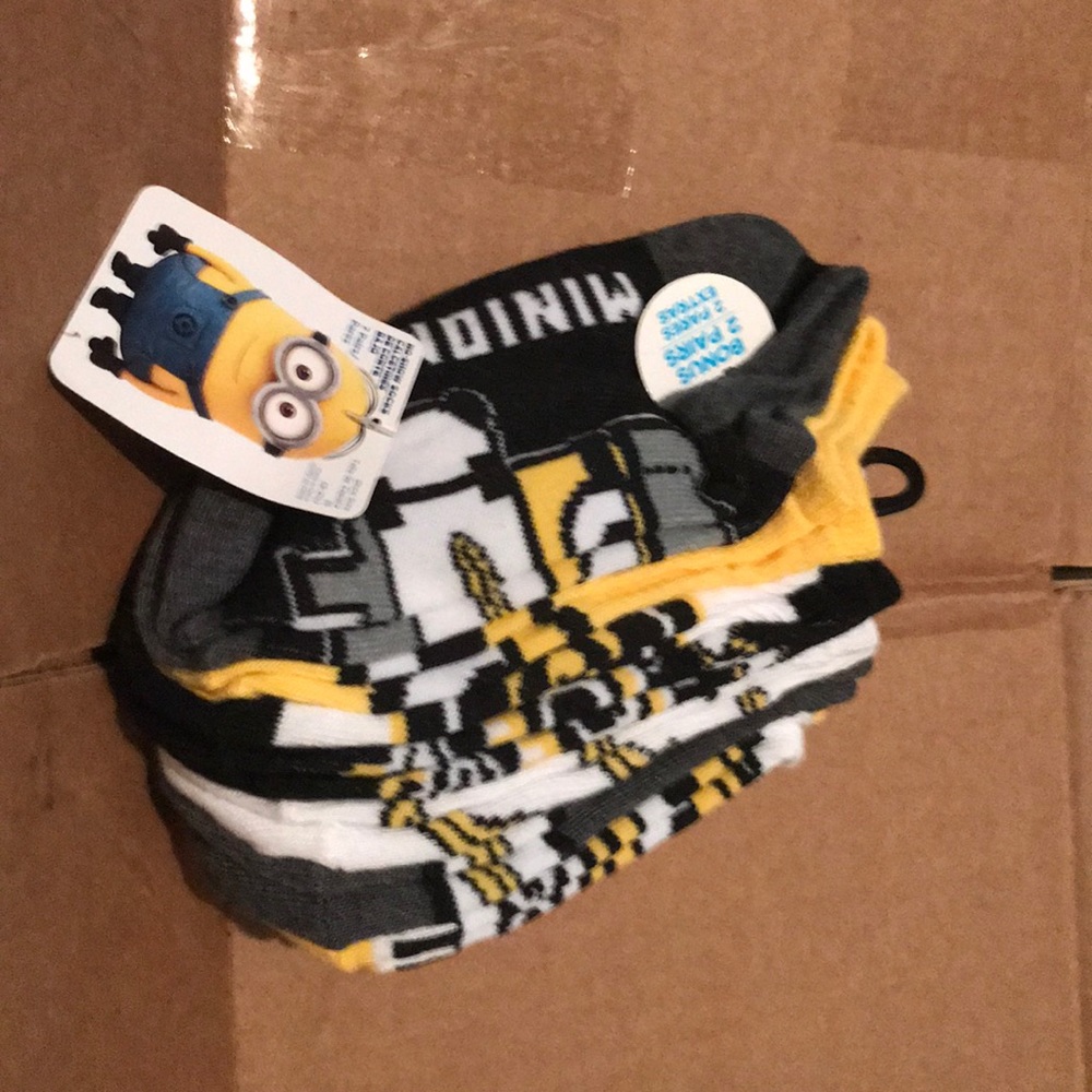 Despicable Me boys socks med size